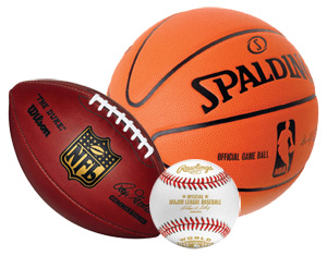 Image result for sports balls football basketball baseball